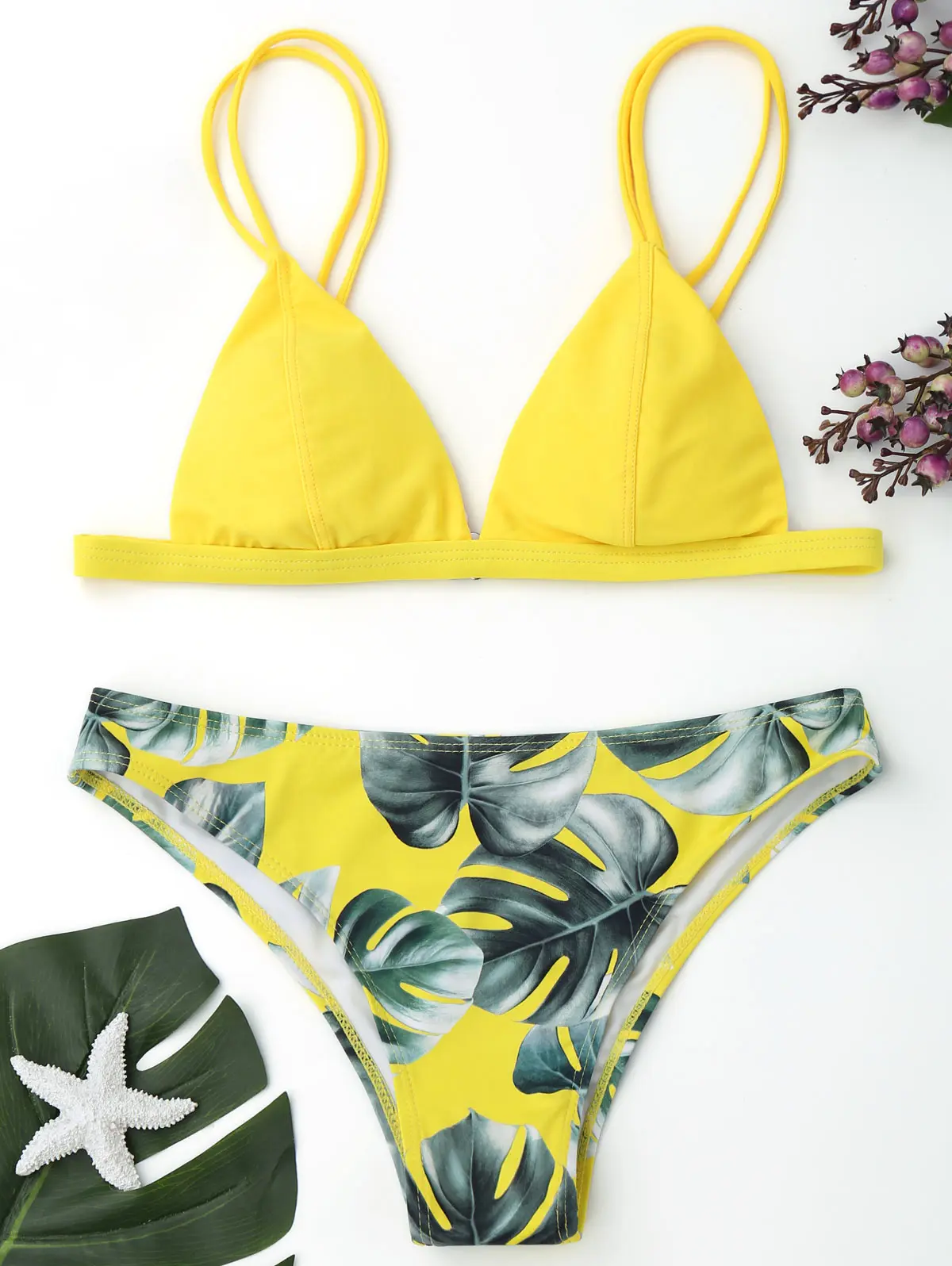 

Push Up Padded Swimwear Women Solid Bra Floral Print Panties Swimsuit 2019 Floral Printed Biquini Woman Swimsuit Wholesale