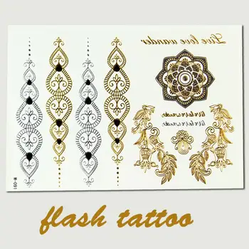 

Temporary Body Art Tattoo Stickers Flash-Temporary Tattoo Metal Dropshipping