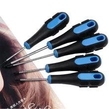 1 шт. Высокоуглеродистая сталь Магнитная T6 Torx средняя с отверстием Прецизионная отвертка для разборки