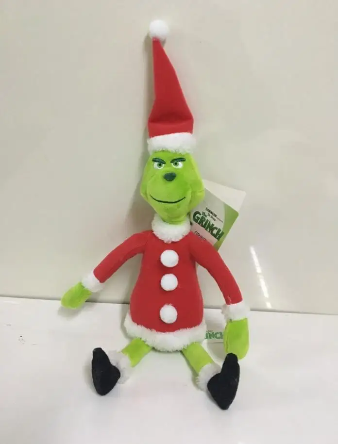 2 вида стилей/Лот, косплей, Grinch Who stop, Рождественский фильм, Grinch santa suit Beanie, плюшевая игрушка в виде животного, кукла, рождественский подарок