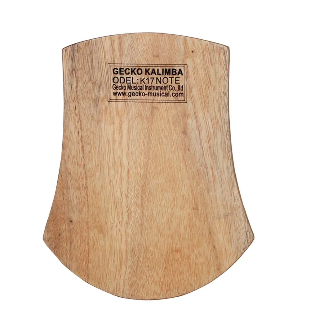 GECKO Kalimba 17 клавиш большой палец пианино Mbira инструмент с мелодией Молот камфора
