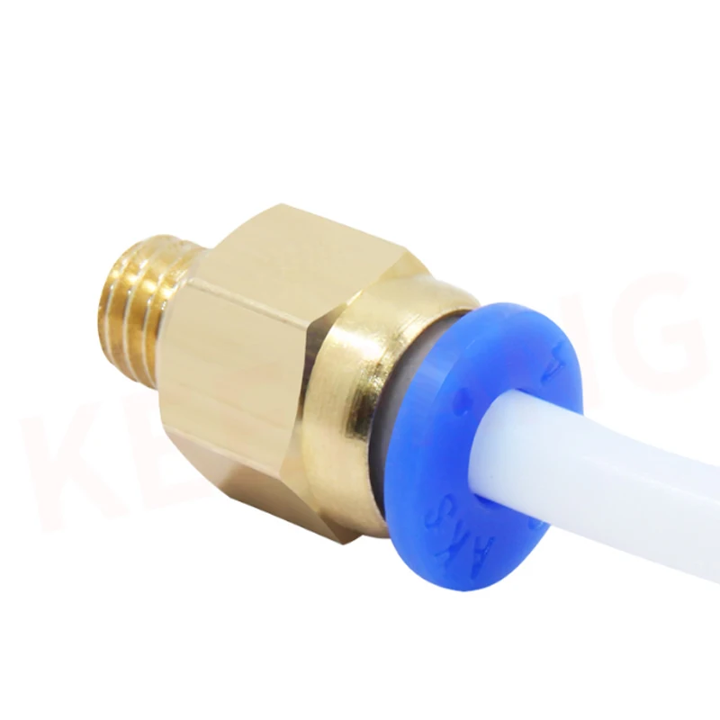 3D طابعة الهوائية موصلات بودين سريعة المقرنة PC4-01 PC6-01 PC4-M5/M6 1.75 ملليمتر 3 ملليمتر PTFE أنبوب ل J -رئيس الطارد تركيبات