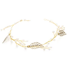 Свадебная повязка для волос жемчужный обруч головной убор Головные уборы Свадебные аксессуары