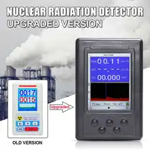 1 шт. обновления счетчик Гейгера детектор ядерных излучений персональный дозиметр Мрамор тестер X-ray Экран дисплея дозиметр радиации