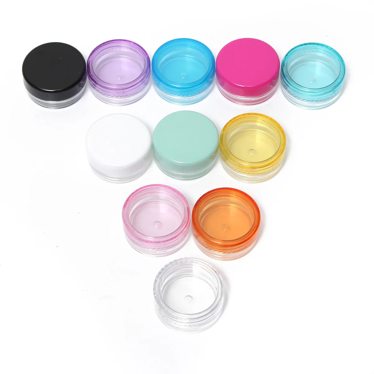 1 قطعة 5g إناء فارغ وعاء التجميل زجاجة كريم الوجه المسمار غطاء الحاوية زجاجات إعادة الملء