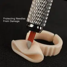 100 шт Силиконовые чернила татуировки чашки кольца брови губы Microblading держатель пигментов контейнер перчатки для пальцев набор для татуировки