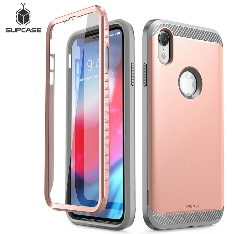 Чехол SUPCASE для iPhone XR 6 1 дюйма полноразмерный защитный двухслойный армированный