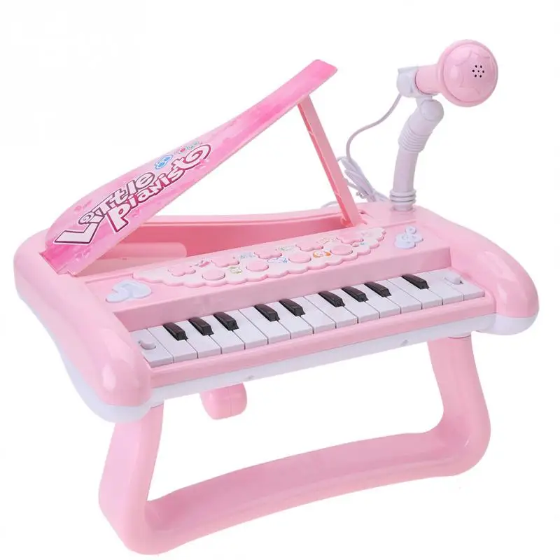 Electronic Keyboard Piano Baby Toys Musical Instrument With Microphone Early Educational Toy Boys G
