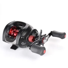 Левая/правая катушка для ловли приманки пресноводная/соленая вода 7,1: 1 приманка литые Рыболовные катушки с магнитной тормозной системой