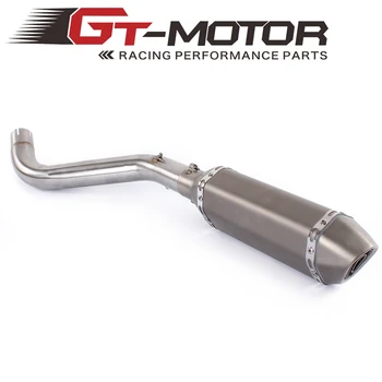 

GT Motor - Motorcycle universal Exhaust with middle pipe for Benelli 600 BJ600 BN600 Slip-On