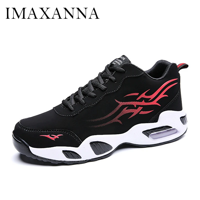 

IMAXANNA New Couple Shoes 2019 Suede Lace Up Sport Shoes Men Breathableair Tennis Men Chunky Shoes Fashion Running Shoe For Man