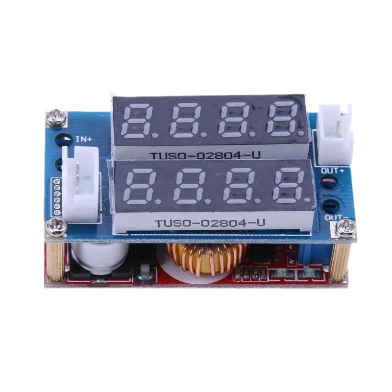 Двойной Дисплей 5V 30V до 0 8 V 29V Шаг вниз 15A постоянный ток источник постоянного тока