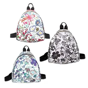 

Summer Women PU Leather Floral Printed Backpack School Bag Travel Bag School Backpacks for Teenage Girls Rucksack