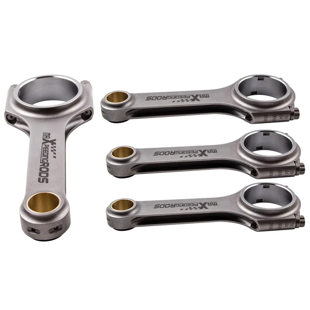 

Forged 4340 Connecting Rods For Alfa Romeo Nord 2000 Conrods Bielle Genuine 3/8" ARP 2000 bolts 157mm H-Beam Con Rod