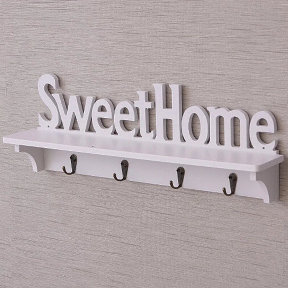 

Wall Hook Door Mounted Rack Coat /Hat /Clothes Key Hanger Home Decor 47*16.5*9cm