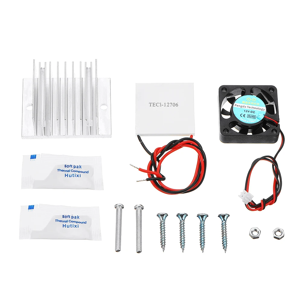 

DIY 12V 10A Upgrade Version 6 Copper Tube High Power Semiconductor Refrigeration Air Conditioning Refrigerator Refrigeration