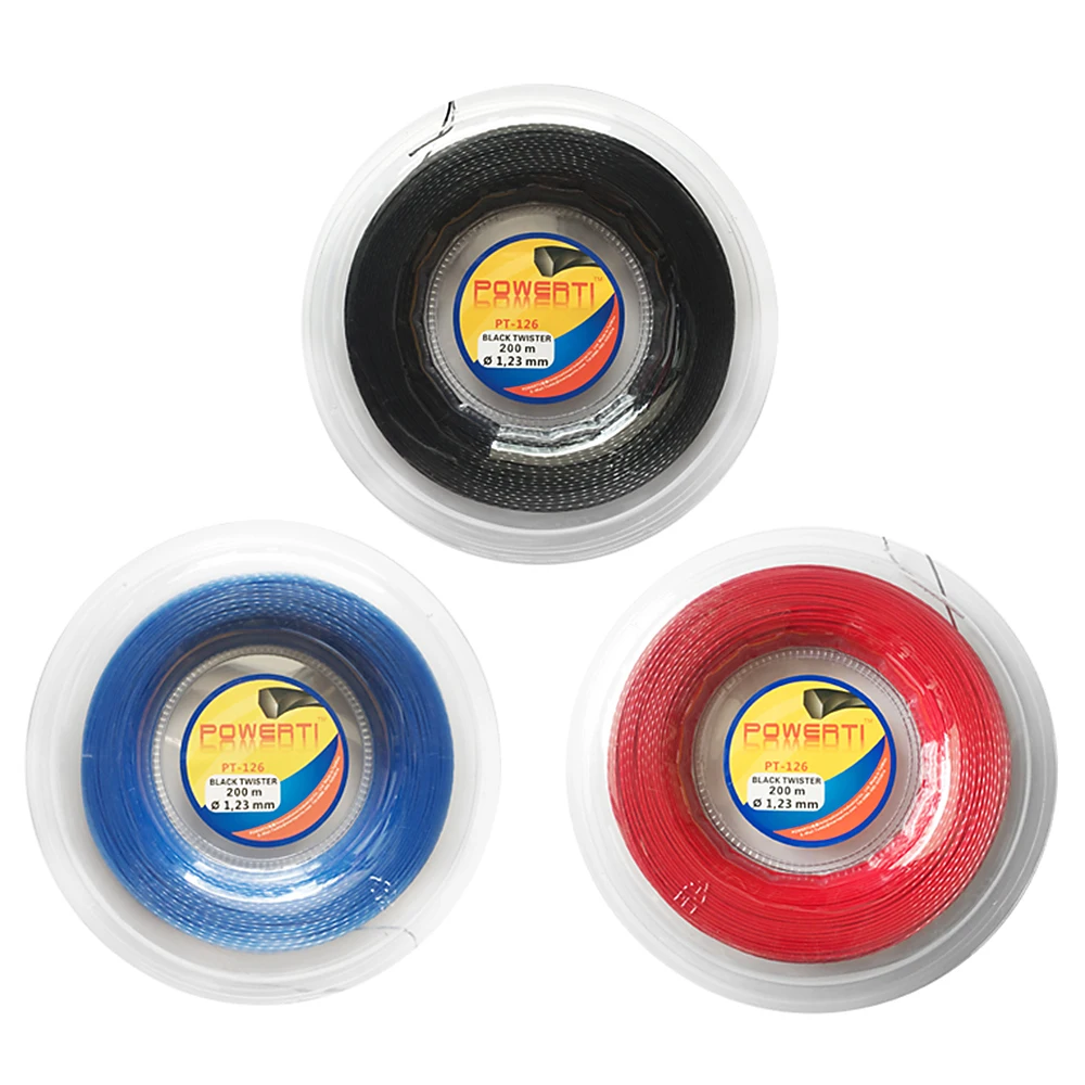 200M/660FT Powerful Tennis Racket Replacement String Polyester 1.23mm