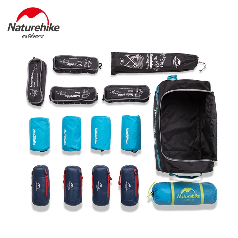 Naturehike 85L 110L Foldable Wheeled Travel Luggage Suitcase Storage Bag Tourism Waterproof Foldable Rolling Luggage Bags NH18X0