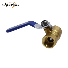 Латунь трубы клапана DN15 DN20 DN25 водопровод внутренняя резьба клапана 1/2 ''3/4'' латунный шаровой клапан