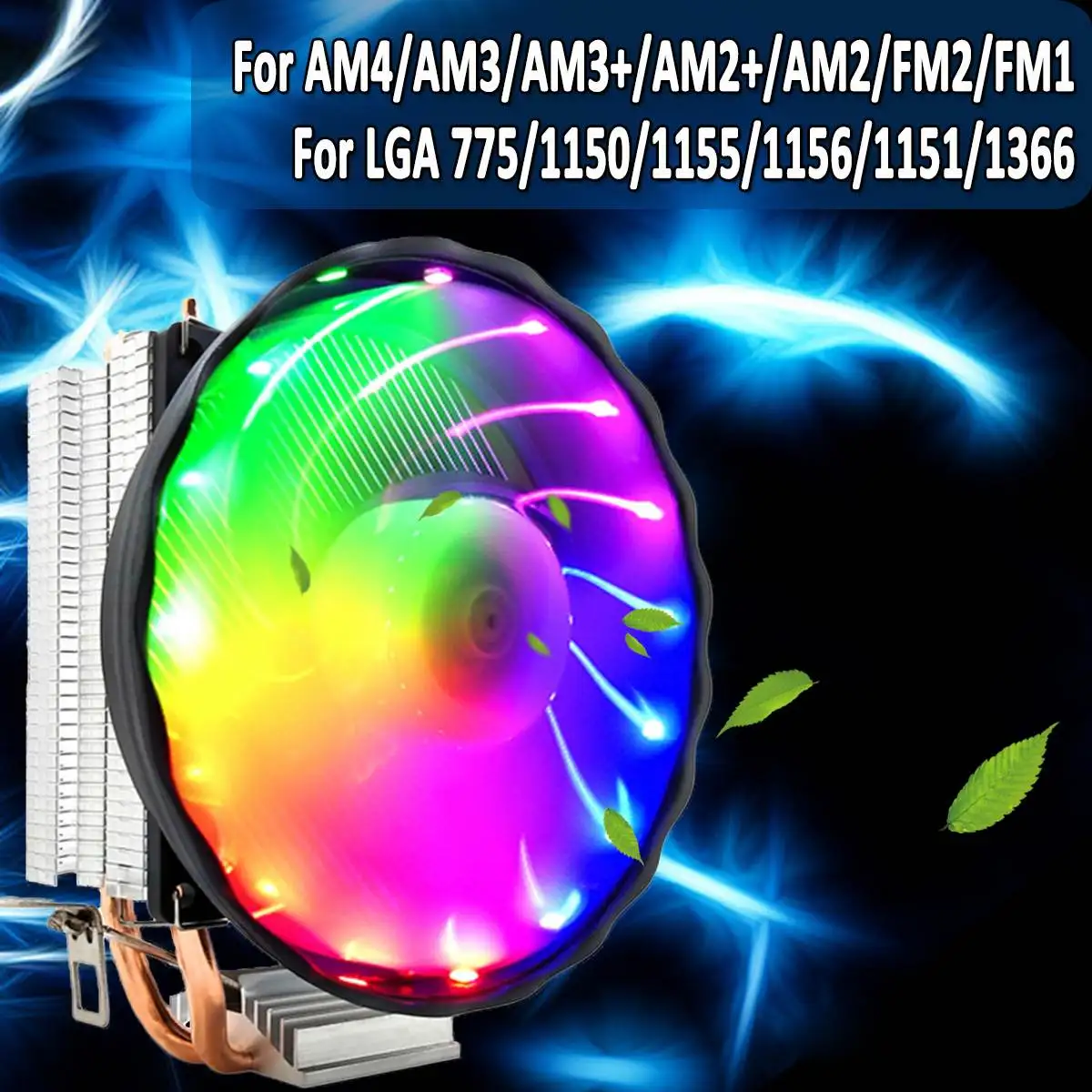 4pin وحدة المعالجة المركزية برودة هادئة تبريد مروحة النواة LED وحدة المعالجة المركزية مسند تبريد للاب توب مدمج به مكبر صوت مروحة غرفة تبريد ل إن...