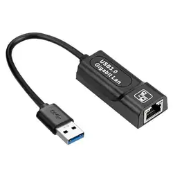 USB 3,0 Ethernet адаптер сетевой карты USB LAN Мини Сетевой адаптер USB к RJ45 10/100 Мбит/с ЛВС USB RJ45 карты для Mac, ПК, ноутбука