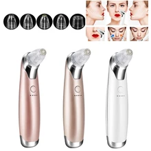 3 цвета Электрический вакуумный очиститель пор кожи лица Очиститель угрей всасывания Удаление шрам светодио дный уход за кожей лица красота машина