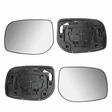 2x Автомобильное зеркало заднего вида с боковым крылом, Серебряное ненагревающееся и базовое, подходит для Toyota Yaris 2006-2009, дверное зеркало заднего вида