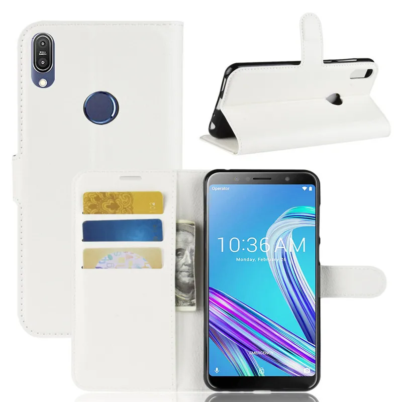 Для Asus Zenfone Max Pro M1 ZB602KL чехол из искусственной кожи чехол-накладка Чехлы для