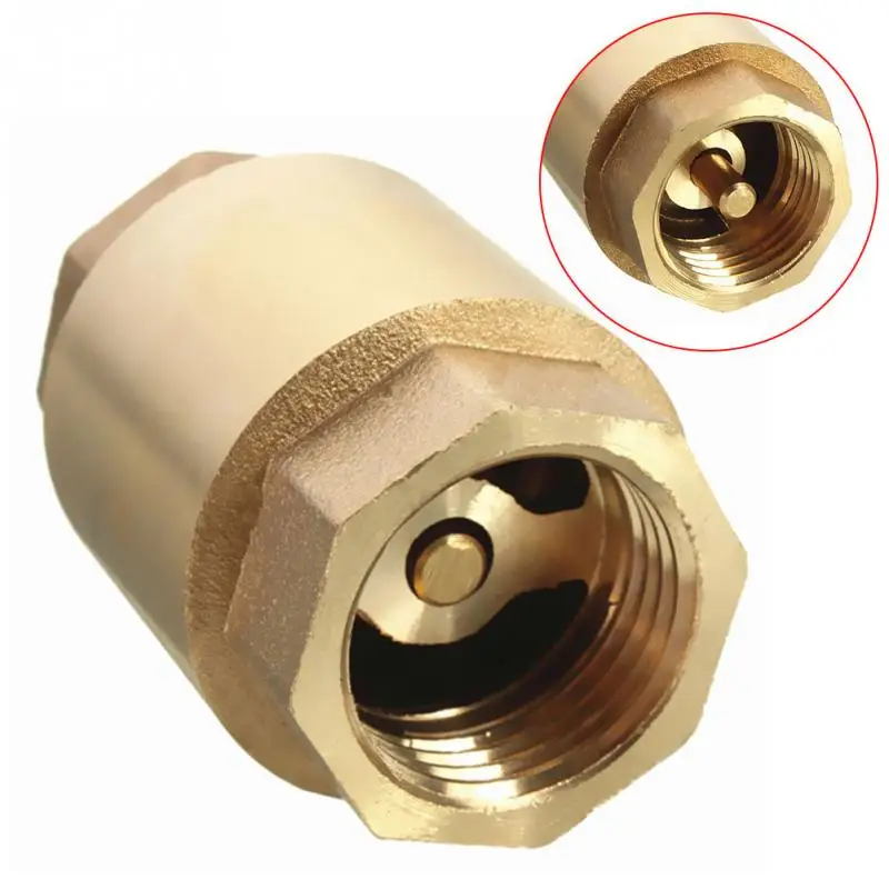 

Multi-functional Accessories Brass Connector Home In Line Tool DIY Spring Vertical type Check Valve