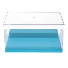 Прозрачный акриловый Дисплей коробка случае Perspex Пластик базы пыле УФ для модели