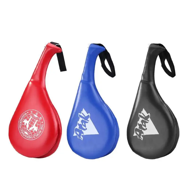 

1pair Taekwondo Foot Target Kids Adult Boxing Sanda Training Hand Kick Pad Muay Thai MMA Foot Kickboxing Speed Punching Bag New