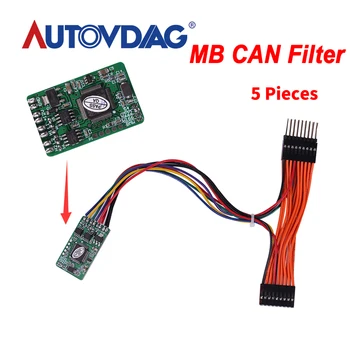 

5Pcs For Yanhua MB CAN Filter 18In1 Odometer Adjustment for Benz for BMW CAN Filter For W222/W205/W447 Universal CAN Filter