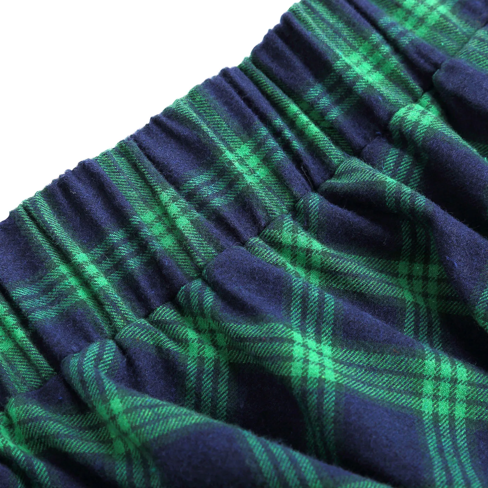 Повседневные юбки в английском стиле, Женская винтажная клетчатая хлопковая юбка, большая расклешенная зеленая трапециевидная Юбка До Колена faldas