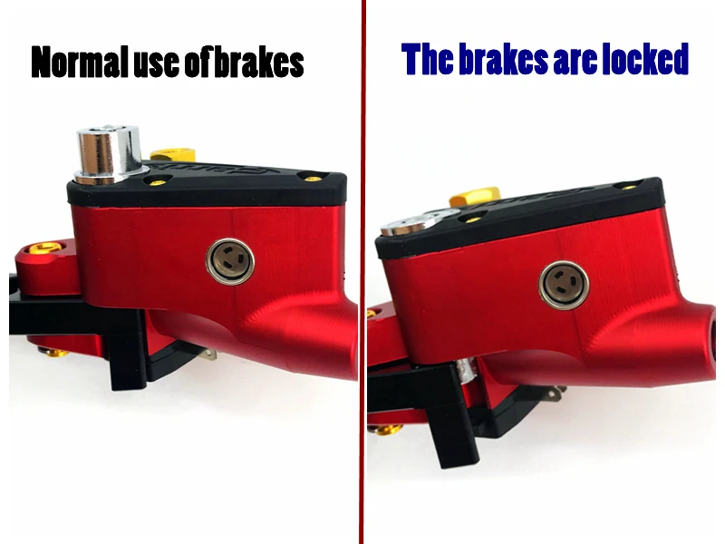 Стояночный тормоз замок тормозной насос Противоугонный мотоцикл главный цилиндр Кабель гидравлический насос сцепления для honda yamaha mxs125