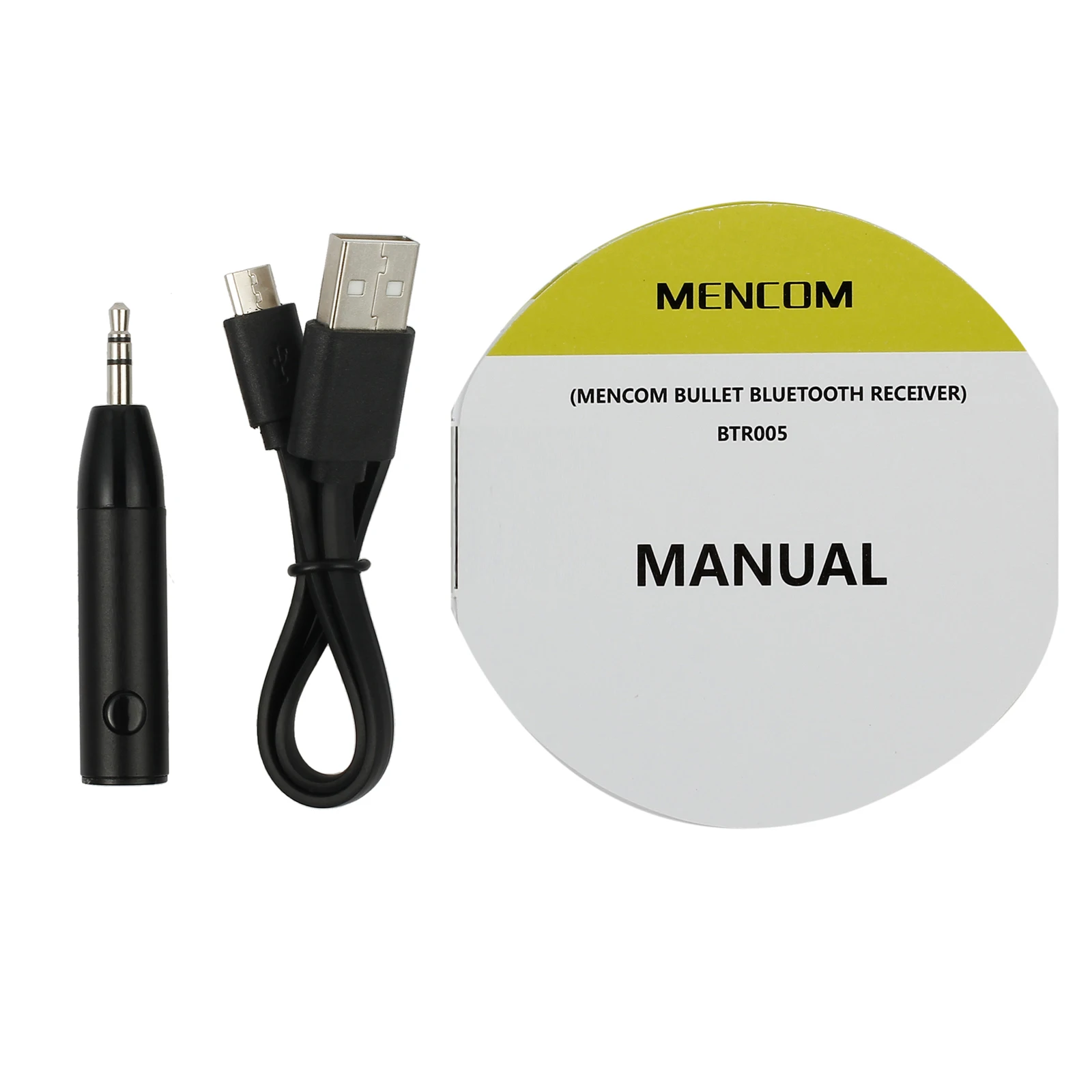 PROSTER Mini Bluetooth Receiver Wireless Bluetooth 4 1 Receiver 3 5mm Bullet Aux Receiver Adapter for Car Audio Headphones Music