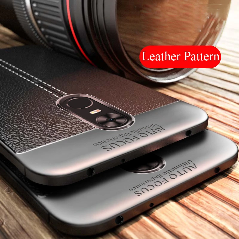 

Leather Phone Cases For Xiaomi Redmi 4X 5A 5 Plus 6 6A Note 7 5A Pro Shockproof Rubber Pattern Case Cover For Xiaomi 8 9 se Lite