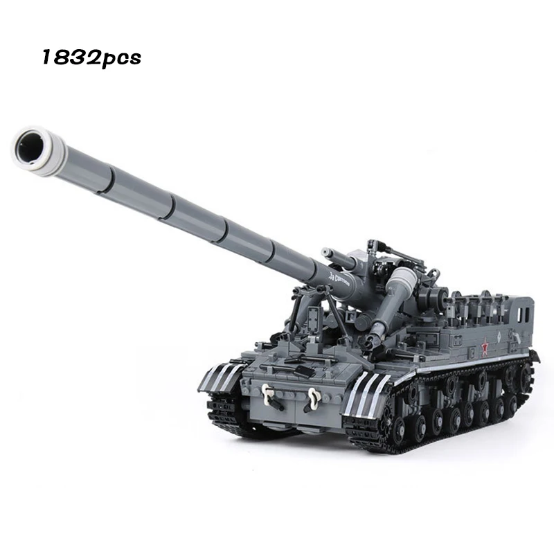 

T92 Military Tank Tracks Vehicle building blocks compatible with legoing Army Tank Series educational toys for children Gifts