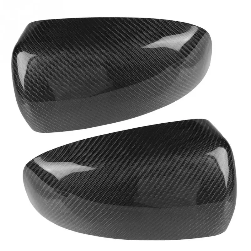 

1 Pair of Car Carbon Fiber Side Rear View Mirror Cover Trim for BMW X5 E70 2007-2013 X6 E71 2008-2014