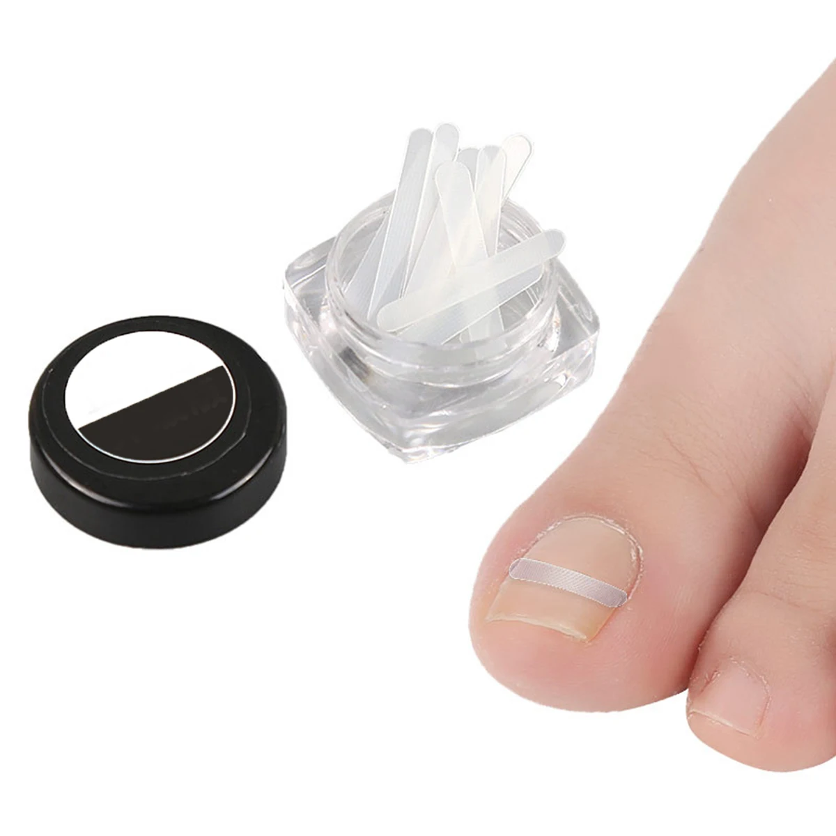 10 шт./кор. Toenail коррекция слитков накладки для ногтей Уход за ногами Paronychia лечение