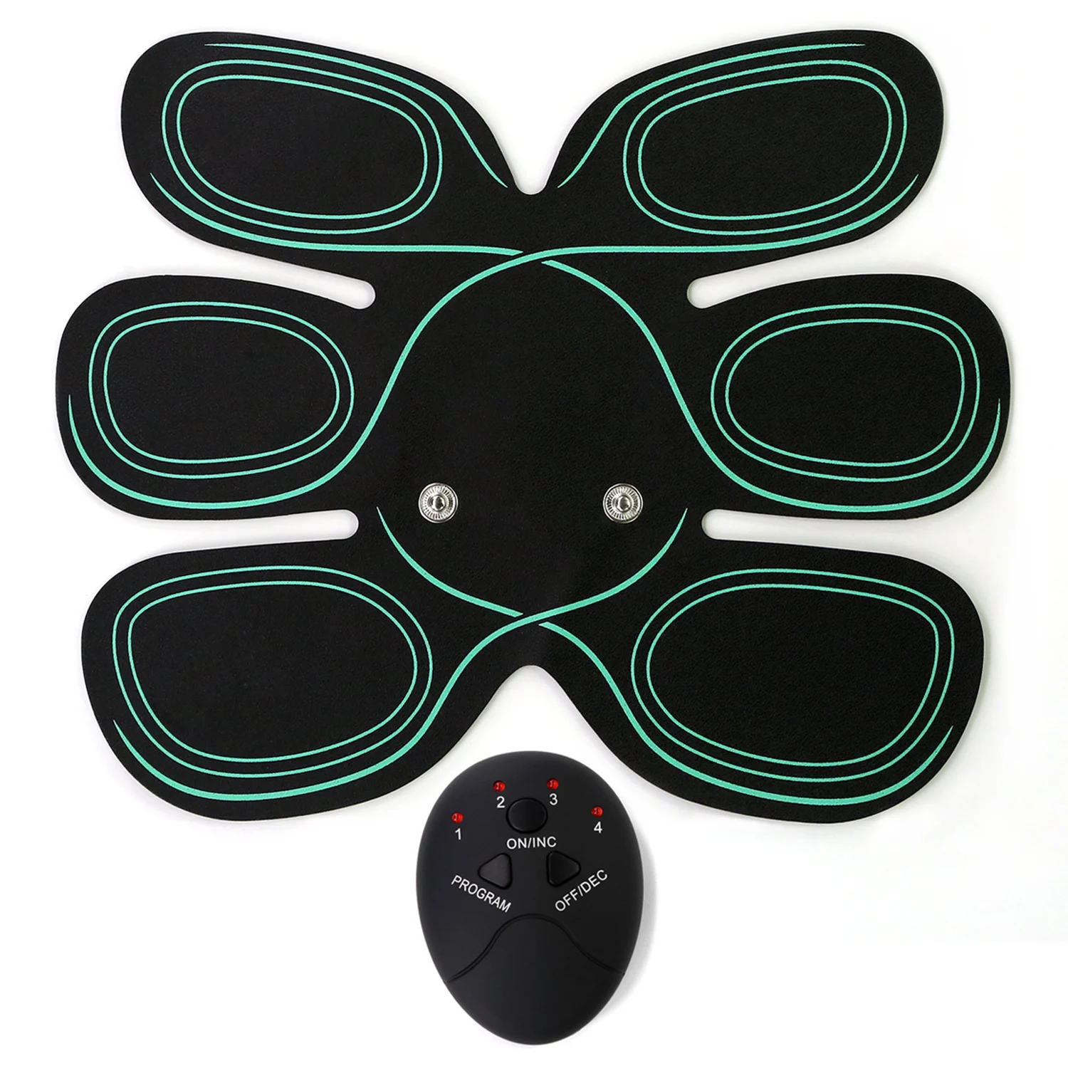 

6 Pack Abs Abdominal Toning Toner Fitness Workout Stomach Muscle Gym Belt HOT!