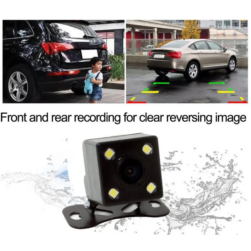 Камера заднего вида Видеорегистратор с двойным объективом HD 4 дюйма DVD