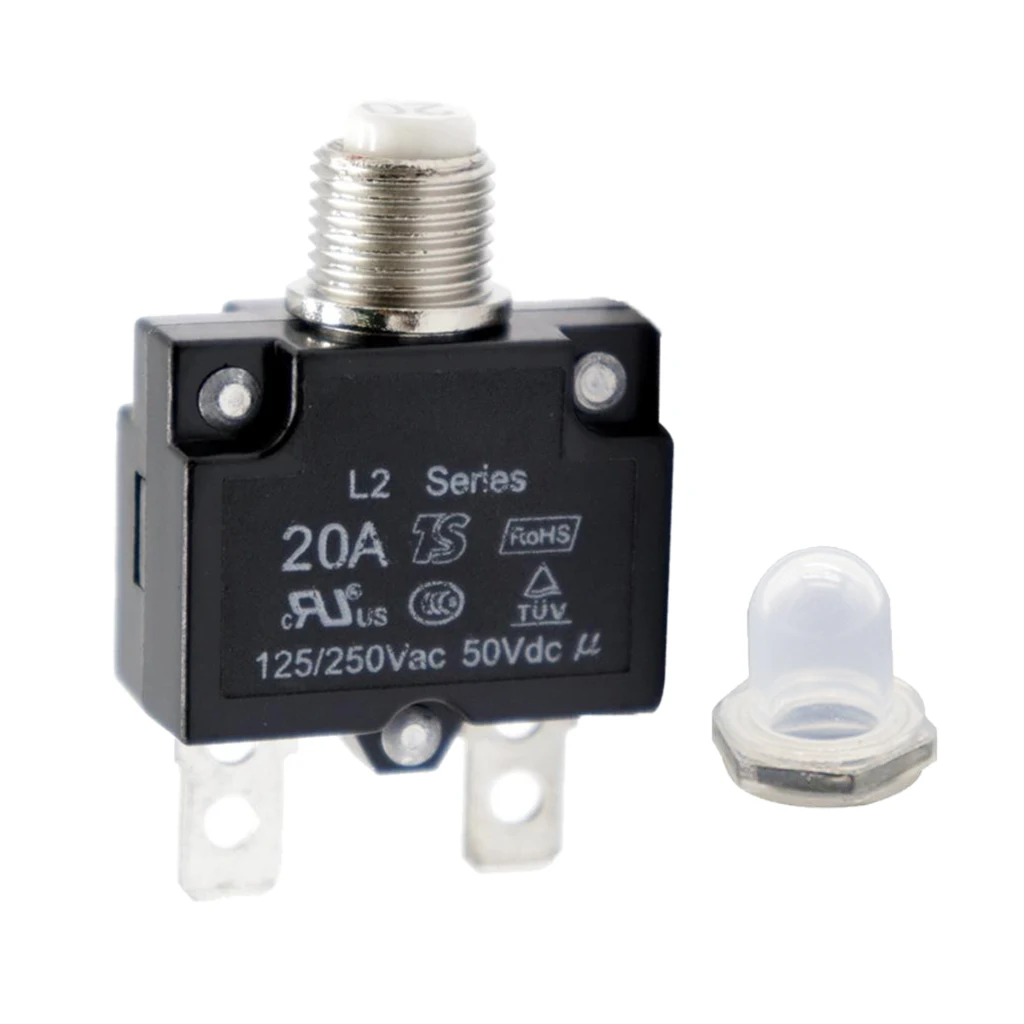 

20Amp Circuit Breaker Thermal Breaker Thermal Protector Switch For Generator
