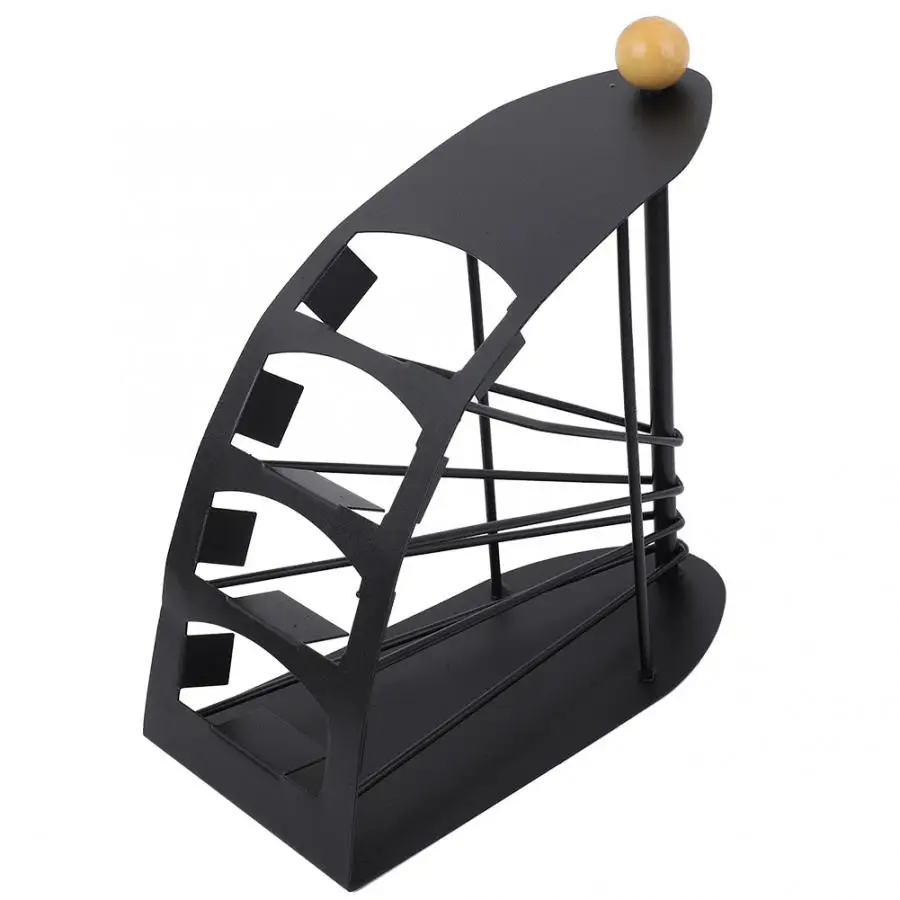 

4 Slots Metal Desktop Phone VCR DVD TV Step Remote Control Holder Storage Rack Organizer Shelf