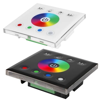 

led strip waterproof Wall Mounted Colorful RGBW LED Touch Panel Controller Dimmer Switch for LED Strip Light motion sensor
