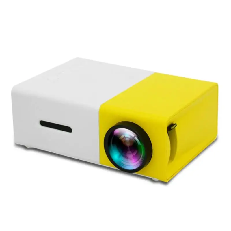 

YG300 Mini LCD Projector 400-600LM 1080P Video 320x240 Pixel Home Theater Beamer Media Player