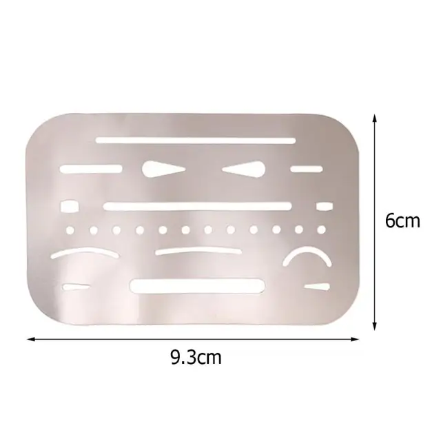 Erasing Shield Stainless Steel Hollow Drawing Drafting Set Aliexpress