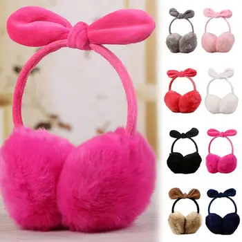 

New Fashion Cute Ears Plush Earmuffs Comfortable Warm Earmuff Female Winter Outdoor Protect Ears Winter Accessories Adjustable