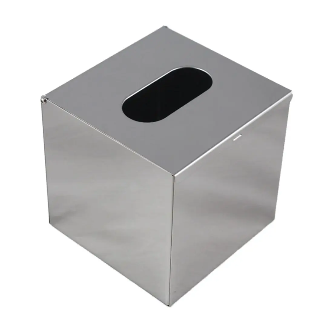  JEYL Stainless Steel Handkerchief Dispenser Cosmetic Towel Tissue box - Silver