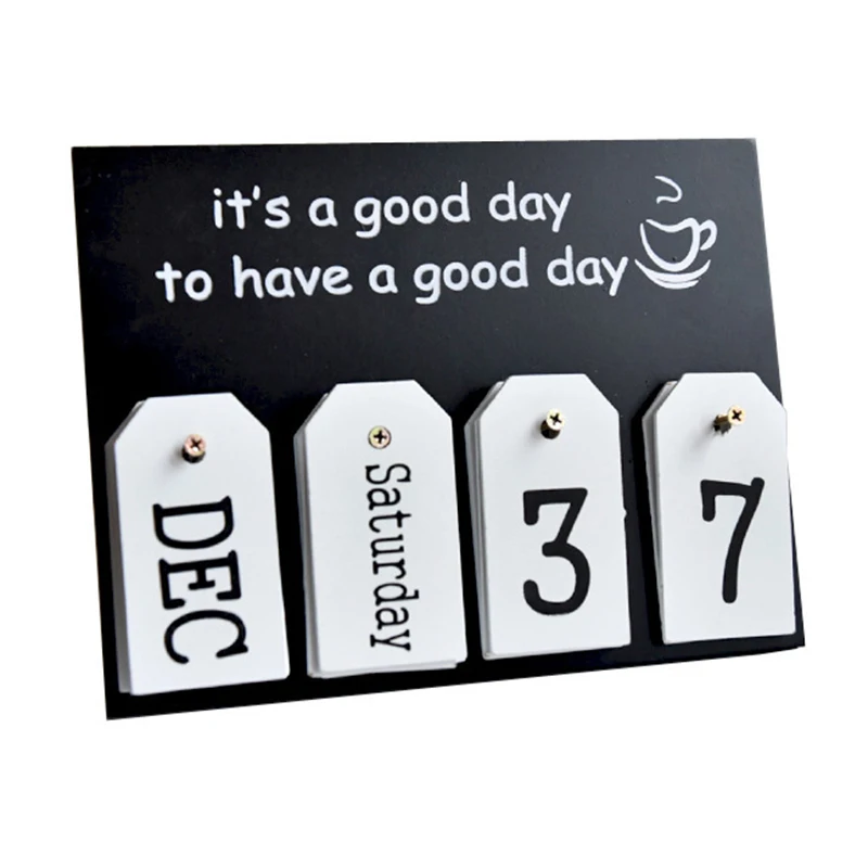 

Europe Vintage Calendar Living Room Decoration Ornaments Wooden Hanging Decoration Nordic Style