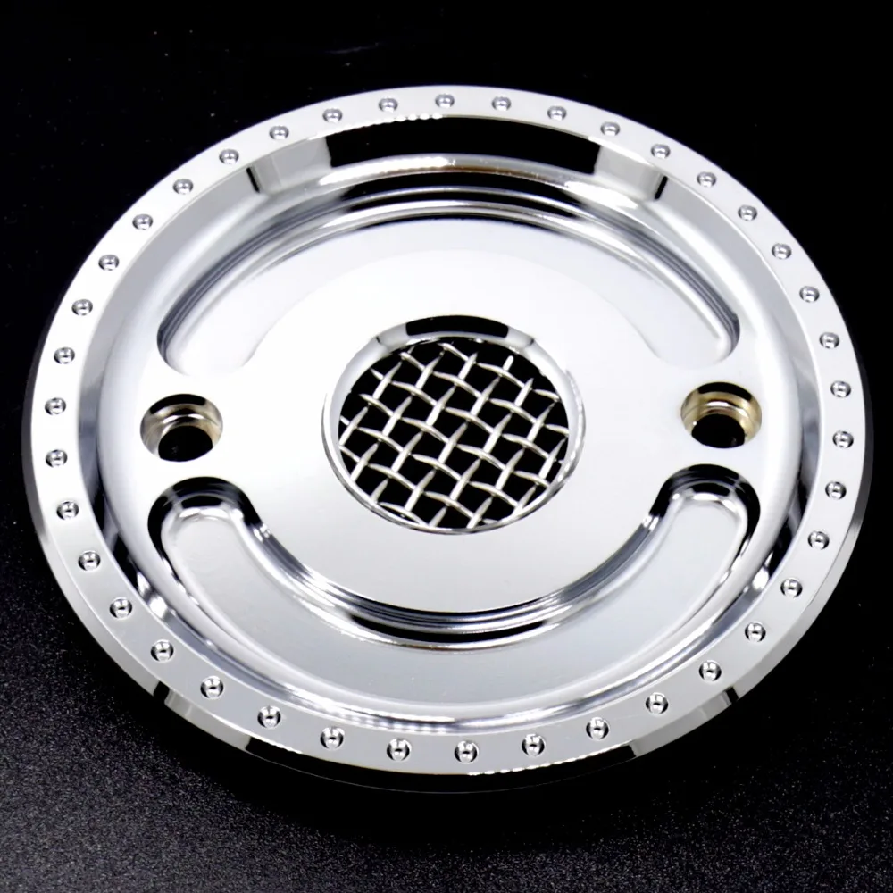Motorcycle Front Chrome Drive Pulley Engine Cover Fit Harley Sportster